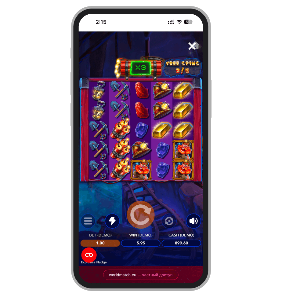 Explosive Nudge фриспины с множителем