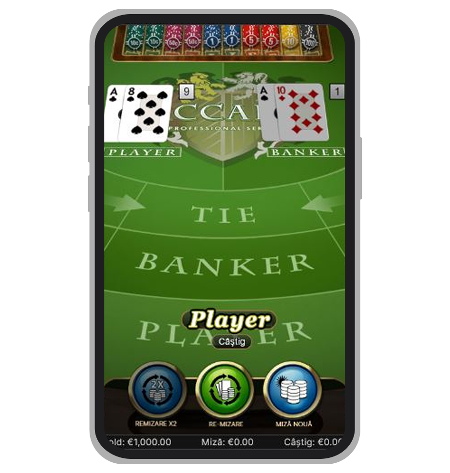 Joacă Baccarat Demo la Favbet  