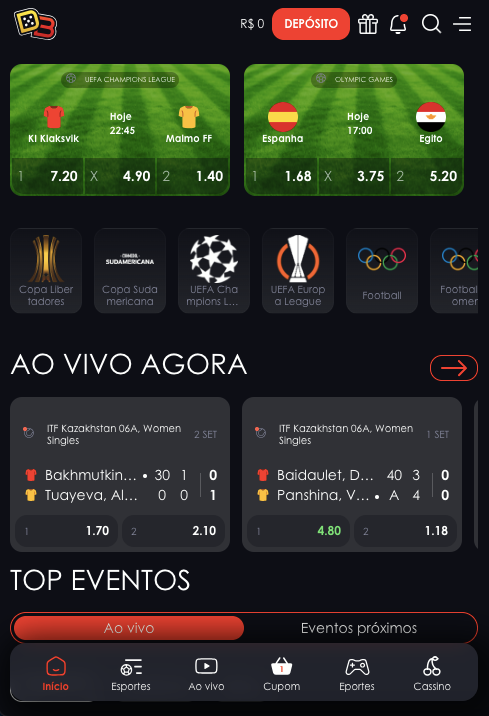 Visite a página da Dicebet apostas esportivas