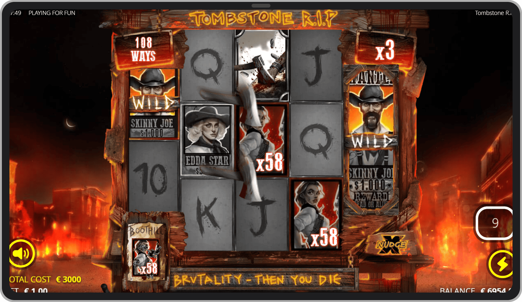 Bonus igra Hang 'em High Free spinovi