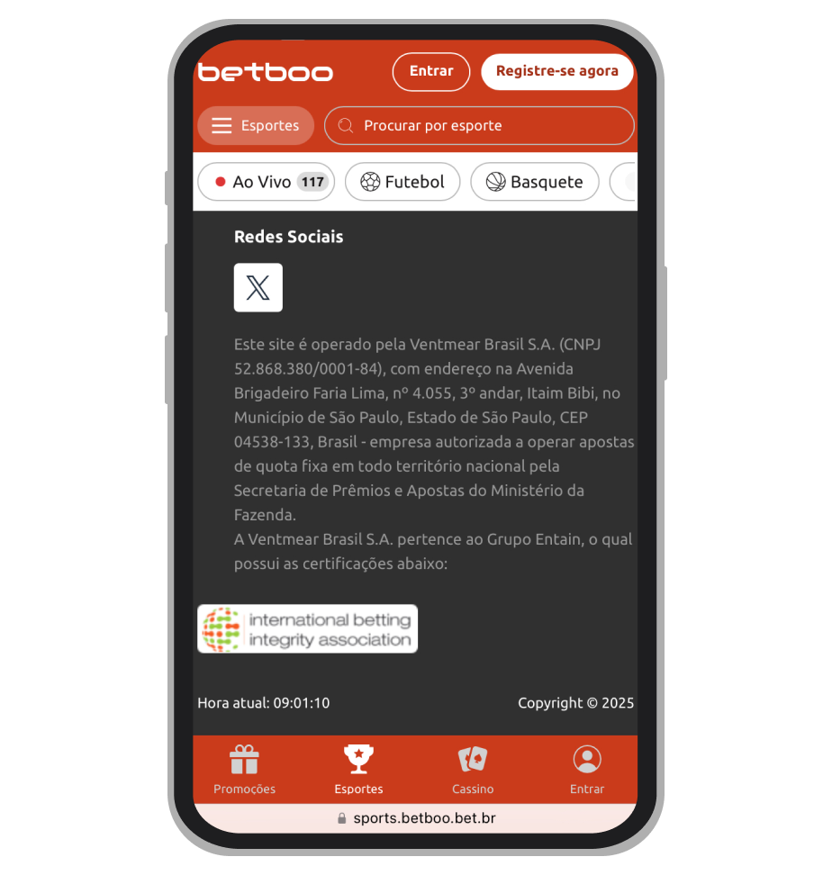 Licença da Betboo para operar no Brasil