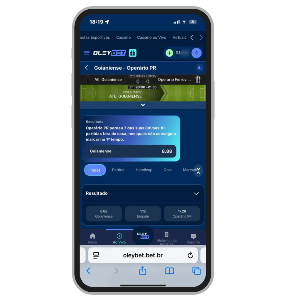 Recomendações de apostas