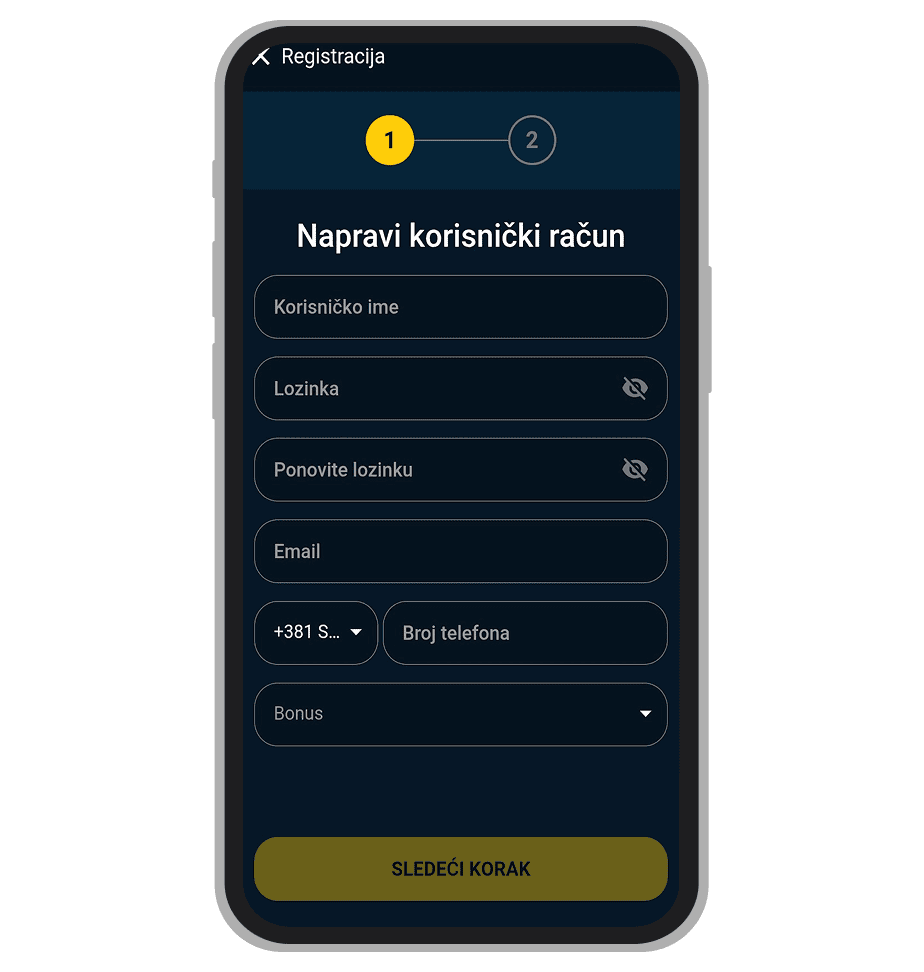 AmbassadorBet registracija