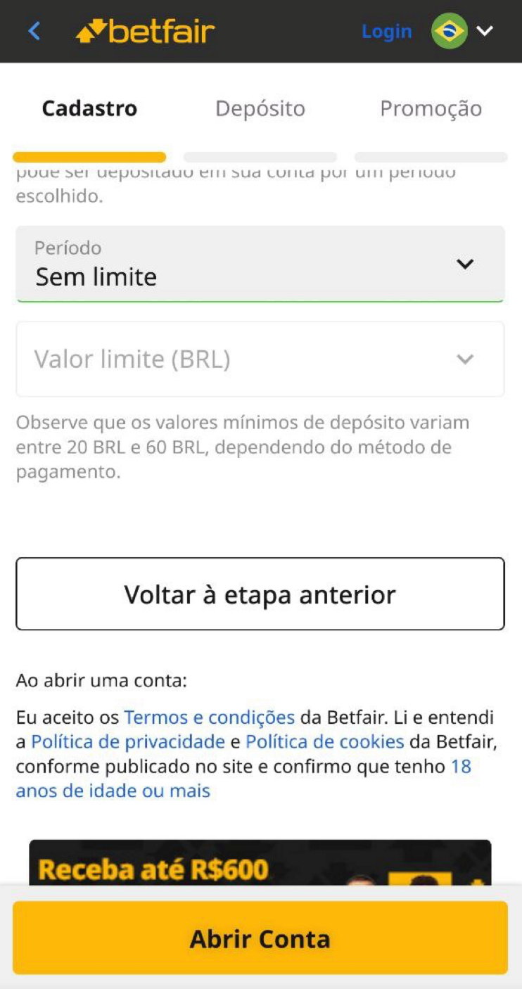 Escolhe o límite