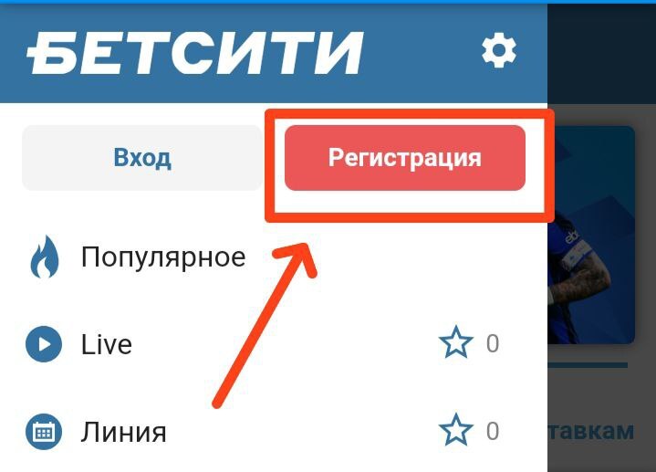 Кнопка для запроса регистрационной анкеты