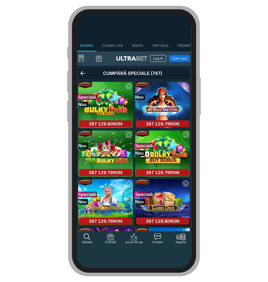 Păcănele cu Bonus Buy