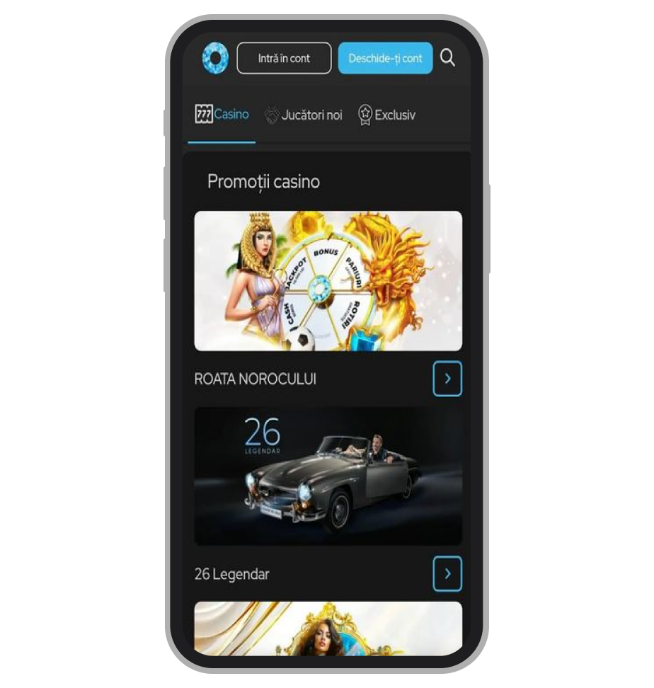 Pagina de promoții Game World Casino