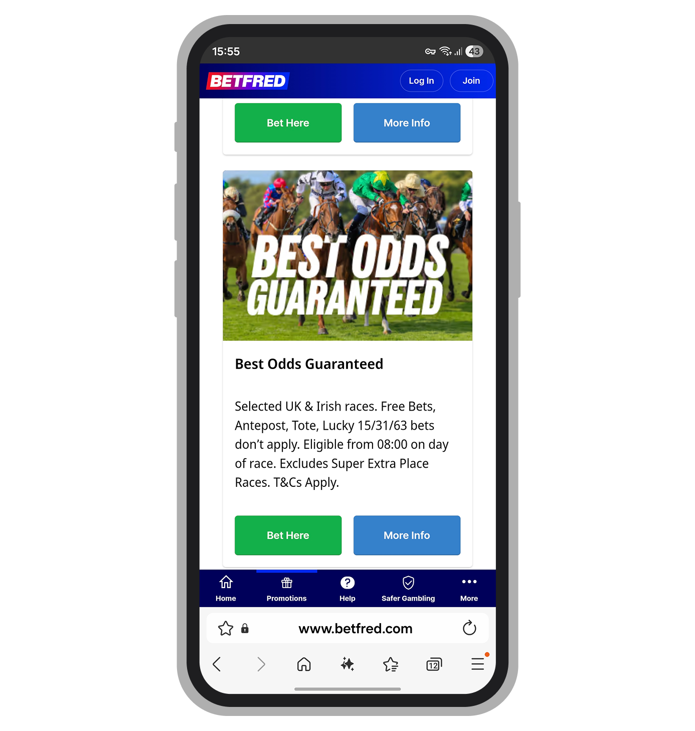 Best Odds Guaranteed