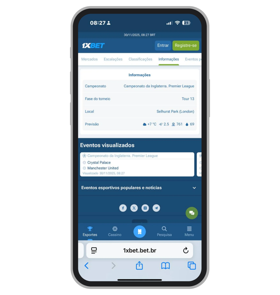 Informações sobre o jogo