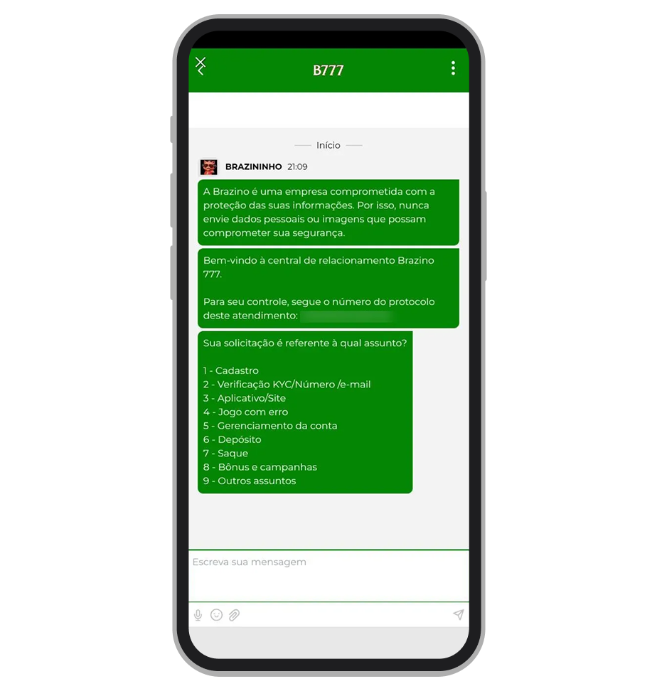 Pode tirar sas dúvidas no chat ao vivo