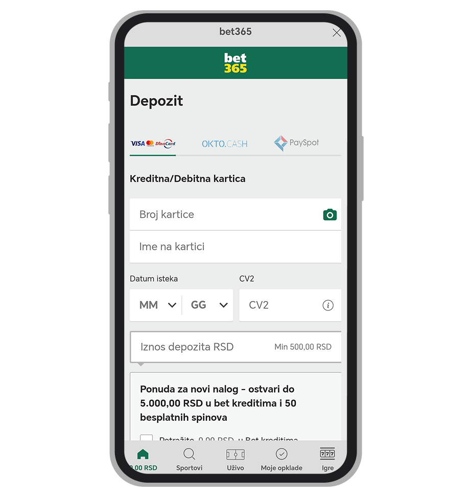 Bet365 stranica Uplata