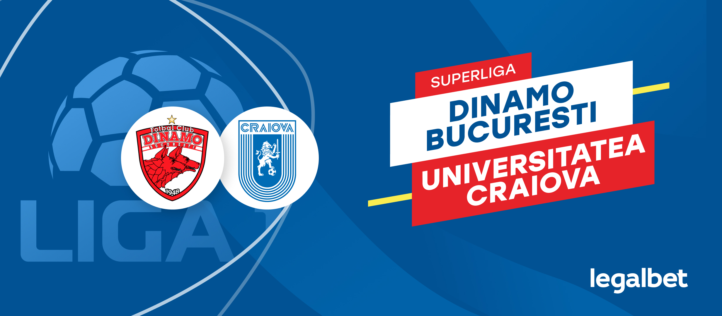 Dinamo Bucuresti - Universitatea Craiova: cote la pariuri si statistici