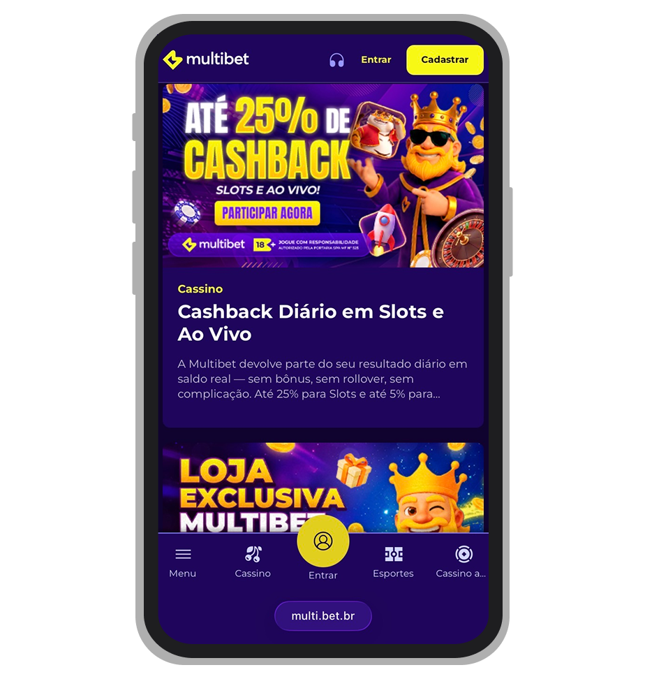 A página de promoções no site da Multibet