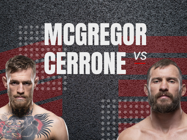 McGregor — Cerrone: Apostas na Luta Principal do UFC 246