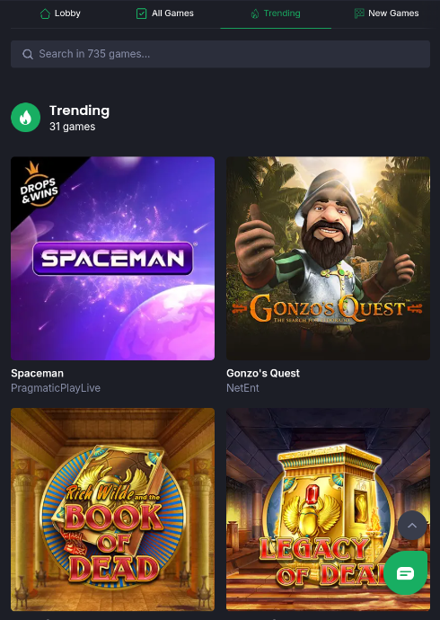 Trending games