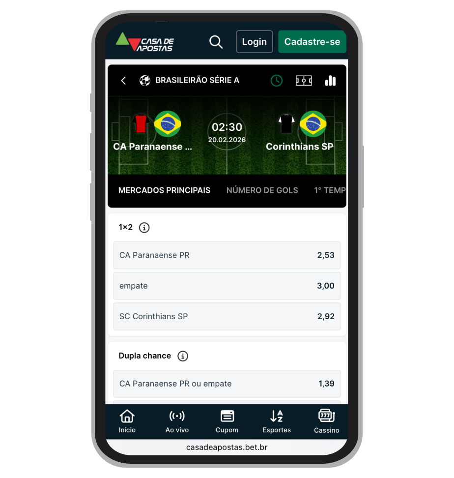 Mercados disponiveis