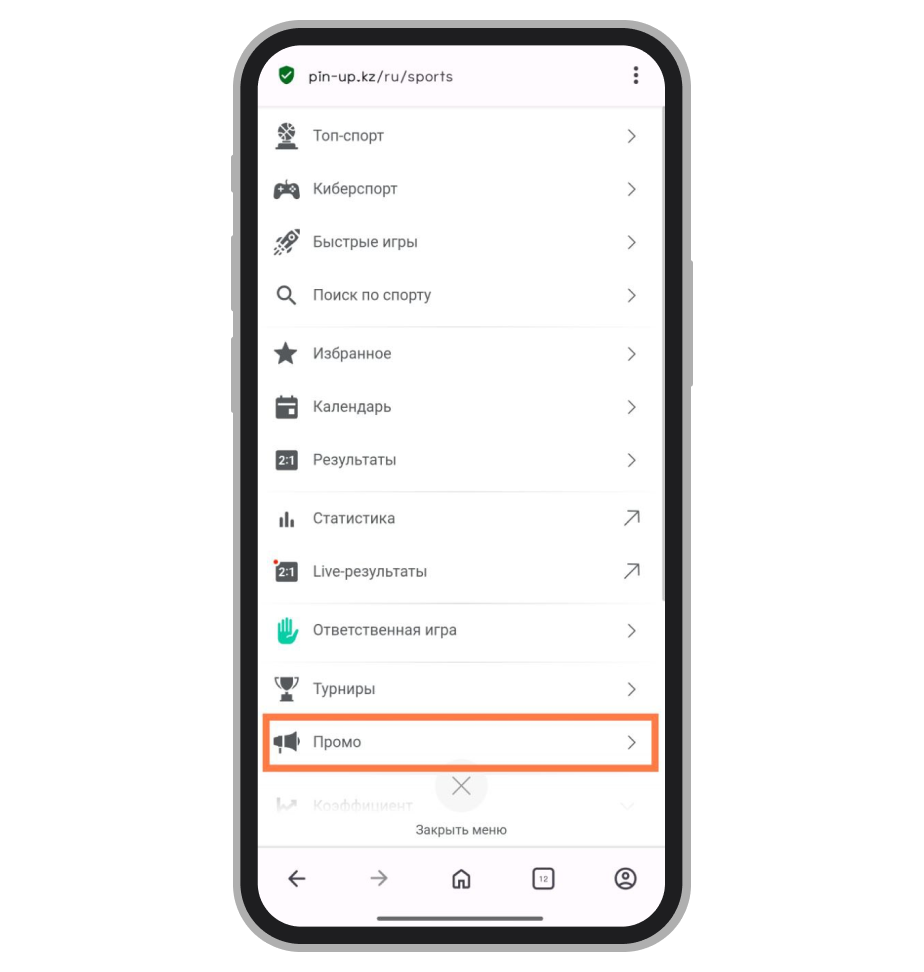 Раздел «Промо»