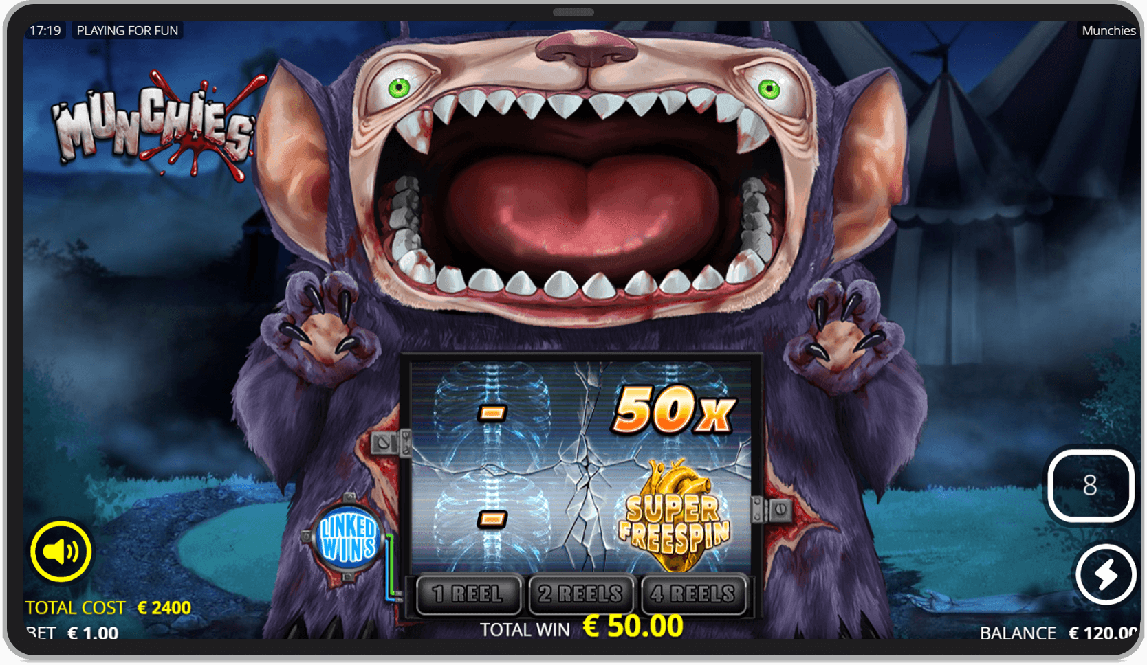 Bonus game It’s Alive