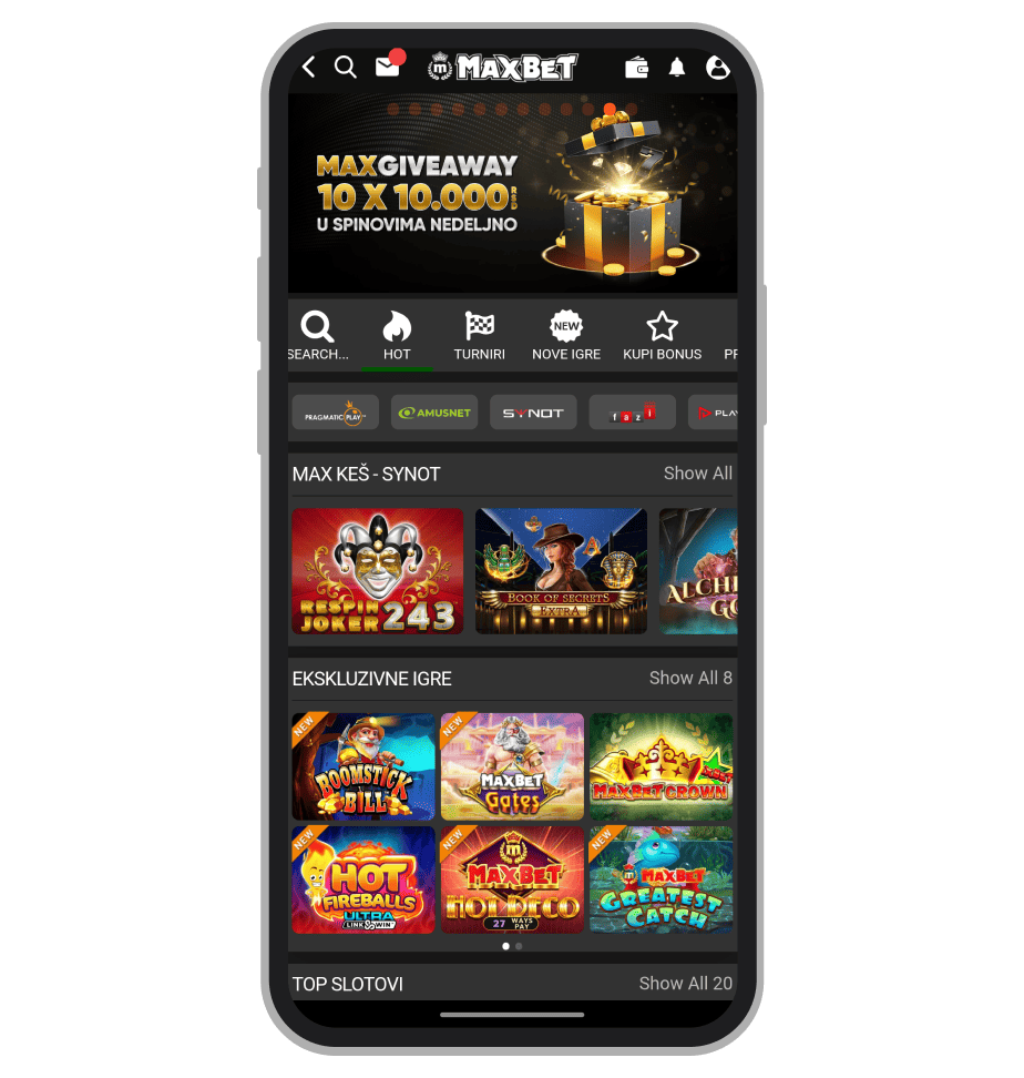 Maxbet kazino stranica
