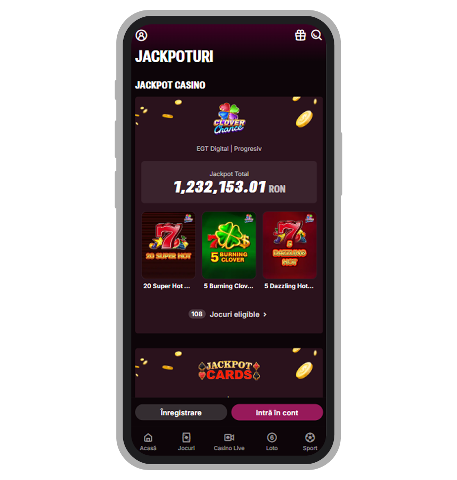 Jackpoturi la Superbet