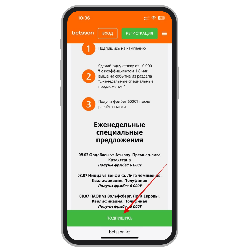 Подписка на кампанию