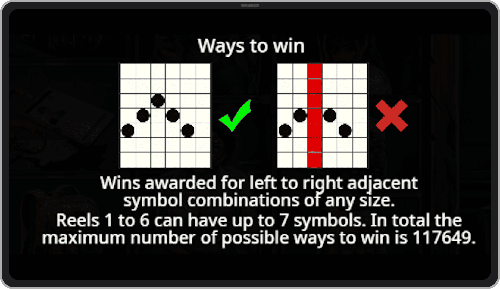 Rules screenshot
