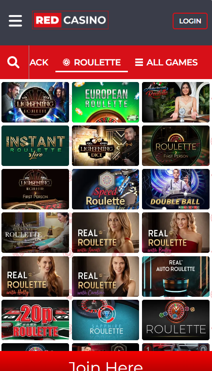 Roulette page