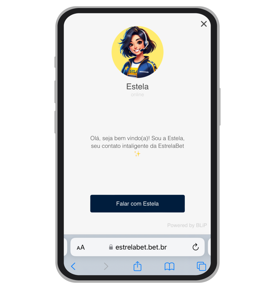 Chat ao vivo da EstrelaBet