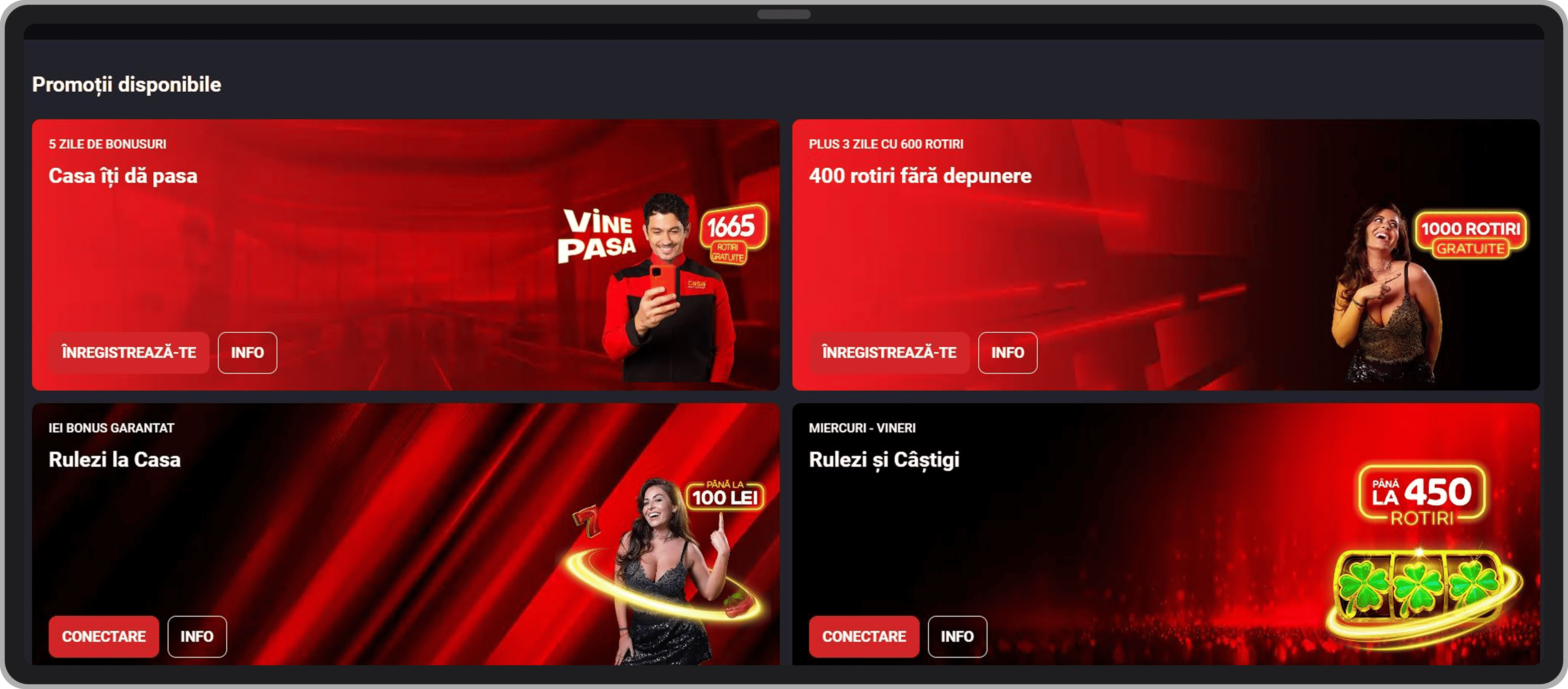 Promoții Casa Pariurilor