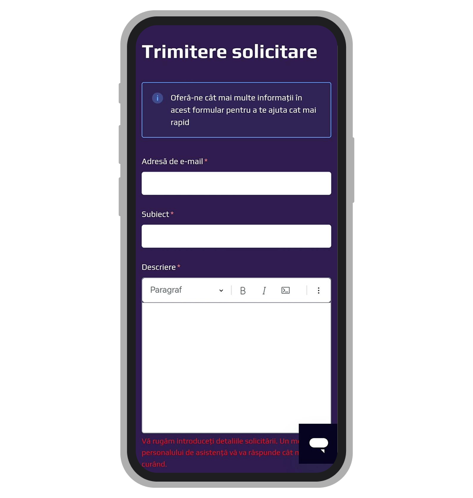 Formular contact Casino Royale