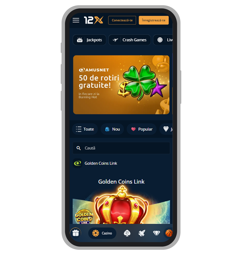 Lobby-ul 12xBet Casino