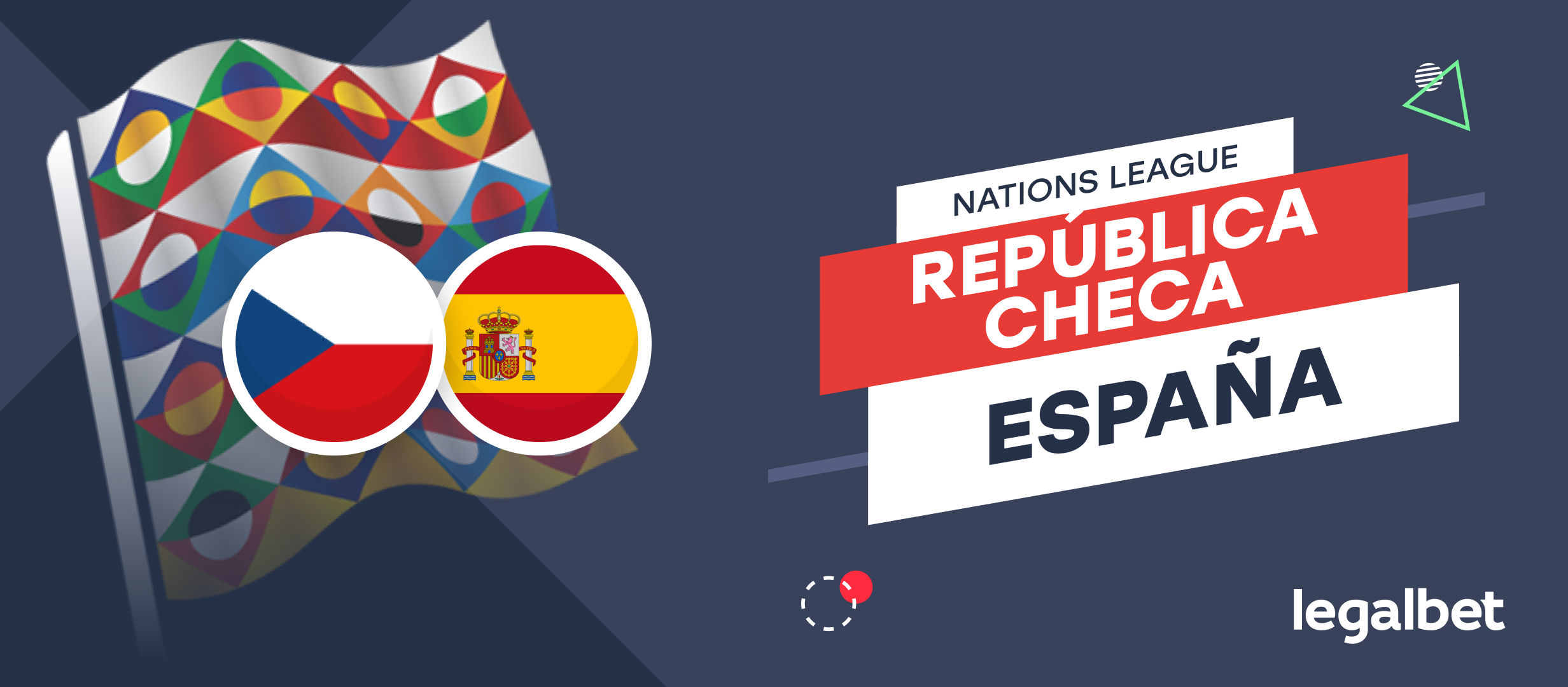 Apuestas y cuotas República Checa - España, Nations League 2022