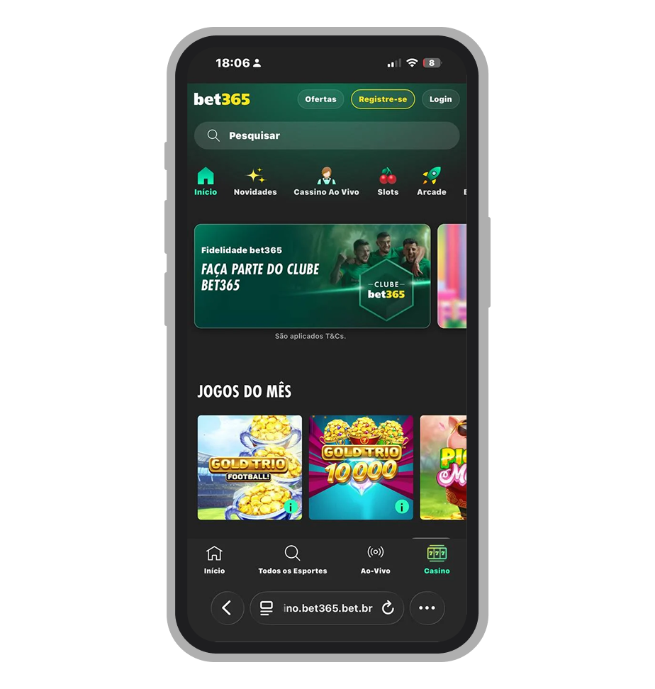 Cassino online Bet365 — marca mundial que aceita Pix no Brasil