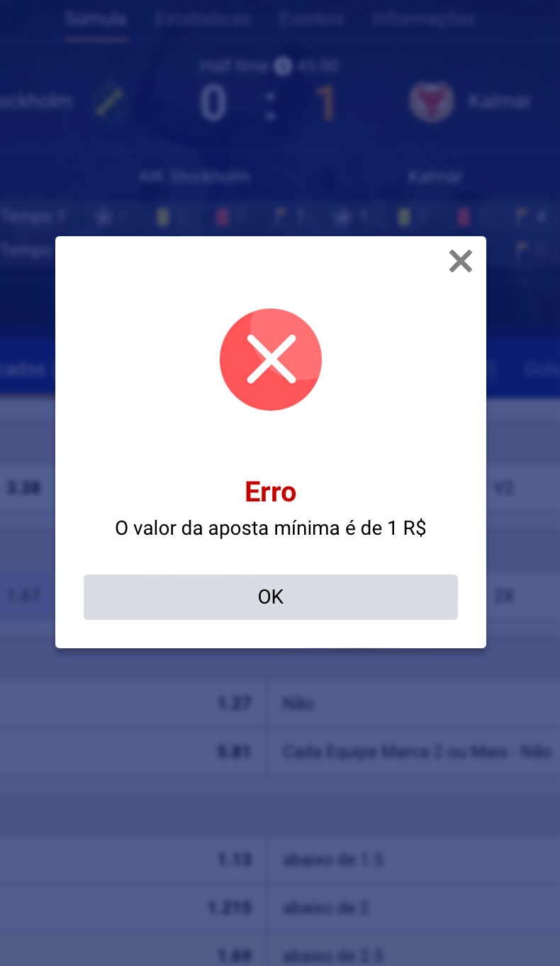 Aposta mínima na plataforma é de R$1