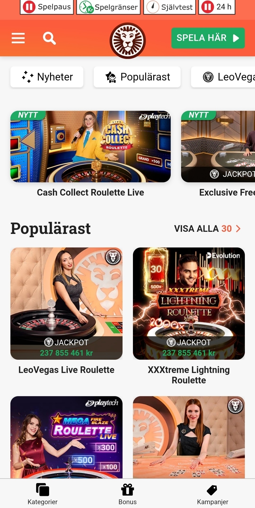 Livecasino