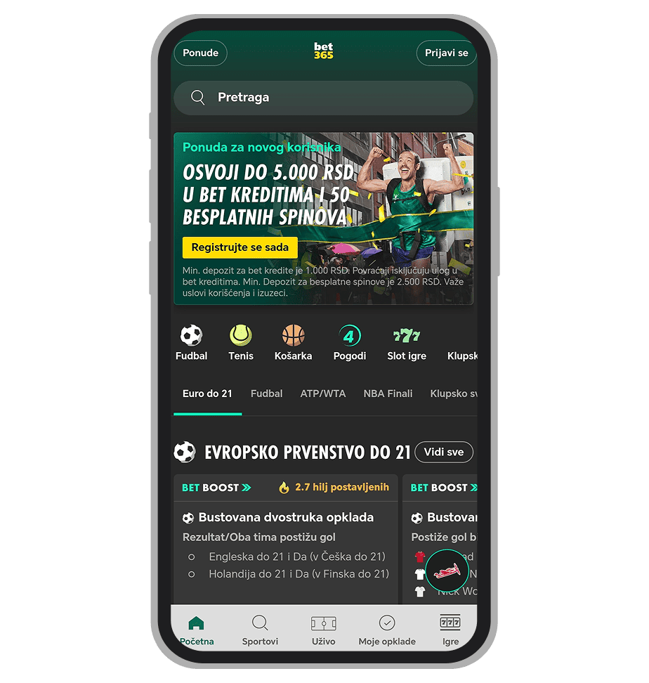 bet365.rs glavna stranica