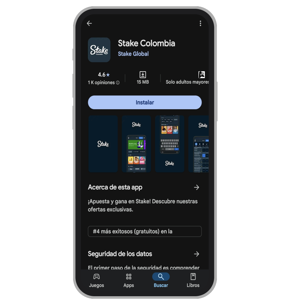 Descargar Stake en Android