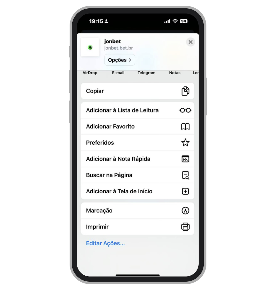 Você pode criar atalho na tela inicial de seu iPhone 