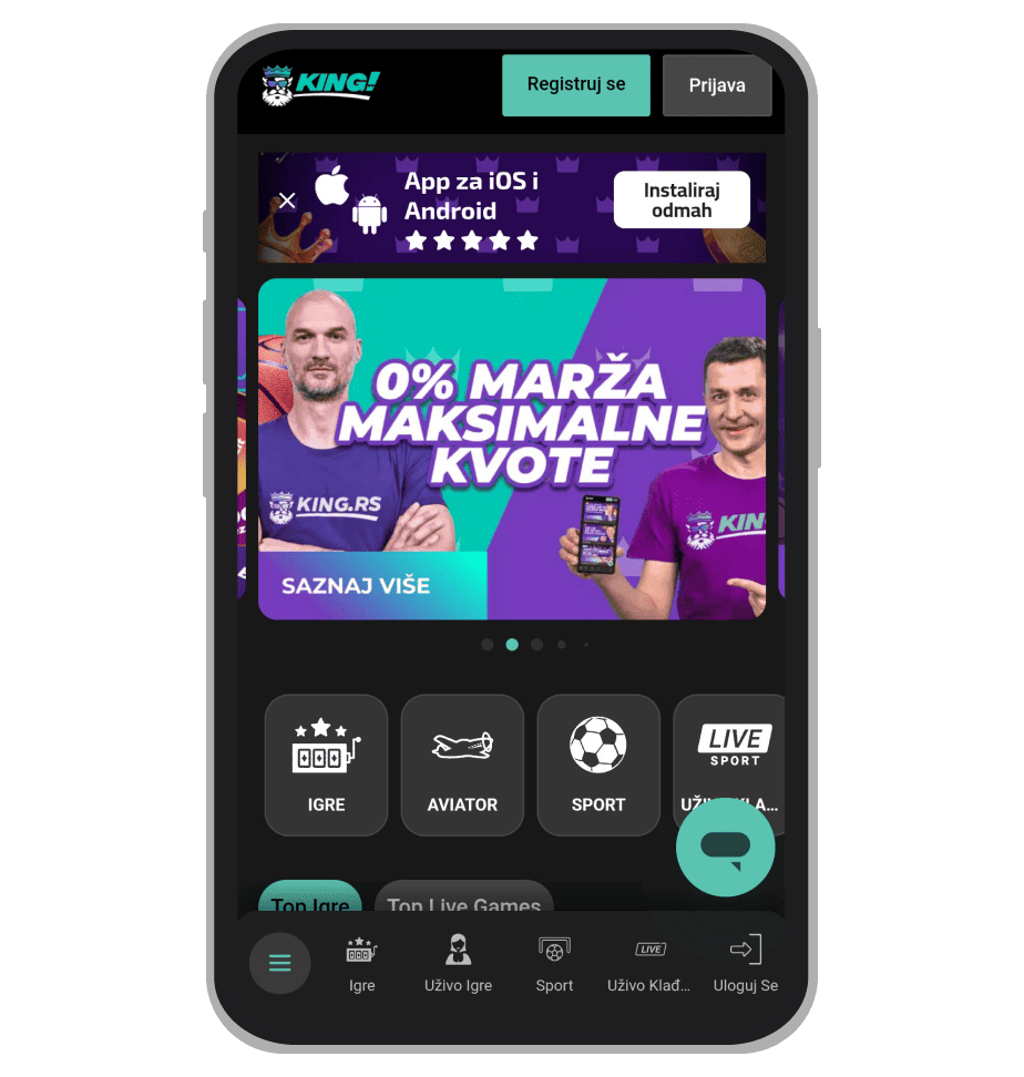 King RS linkovi za download aplikacije