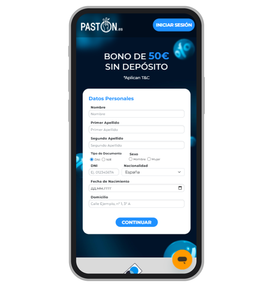 El registro en Pastón