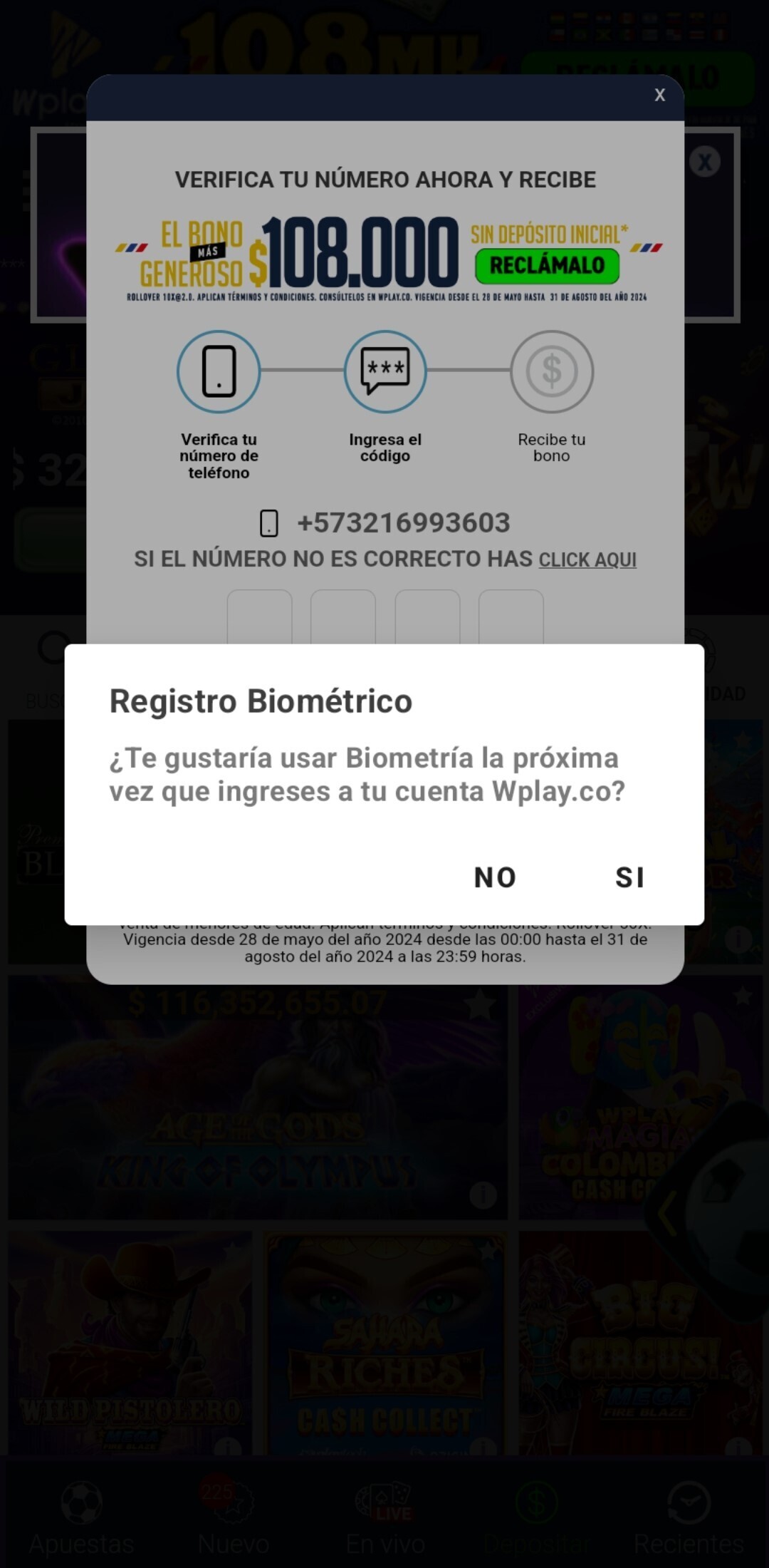 Registro Biométrico