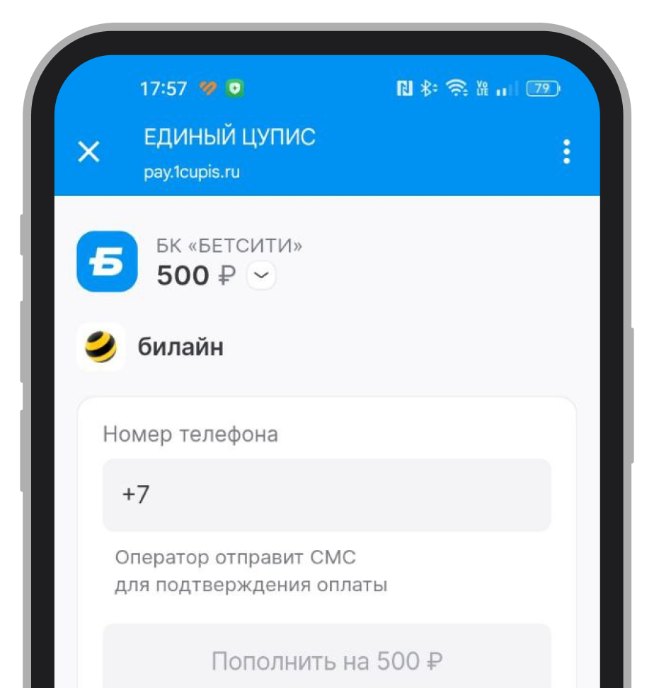Подтверждение платежа