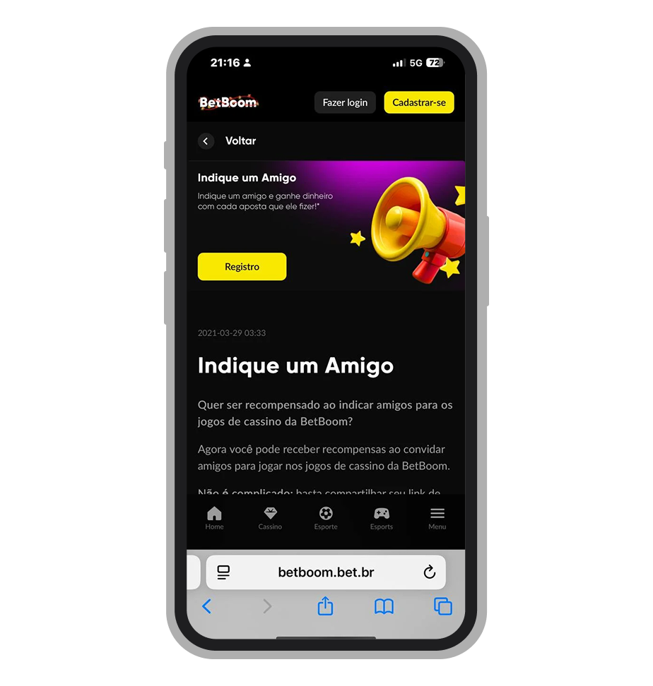 Programa referal da BetBoom pode ser interessante para quem tem networking bom 