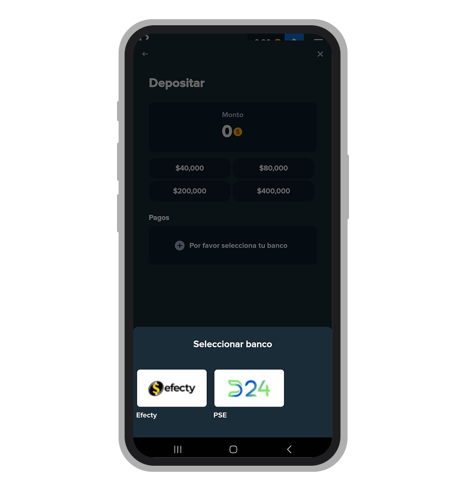 Retirar de Stake en el celular