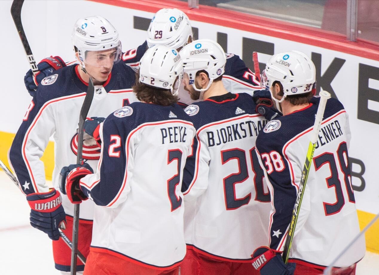 «Коламбус» благодаря ассисту и буллиту Марченко обыграл «Сиэтл» в НХЛ.