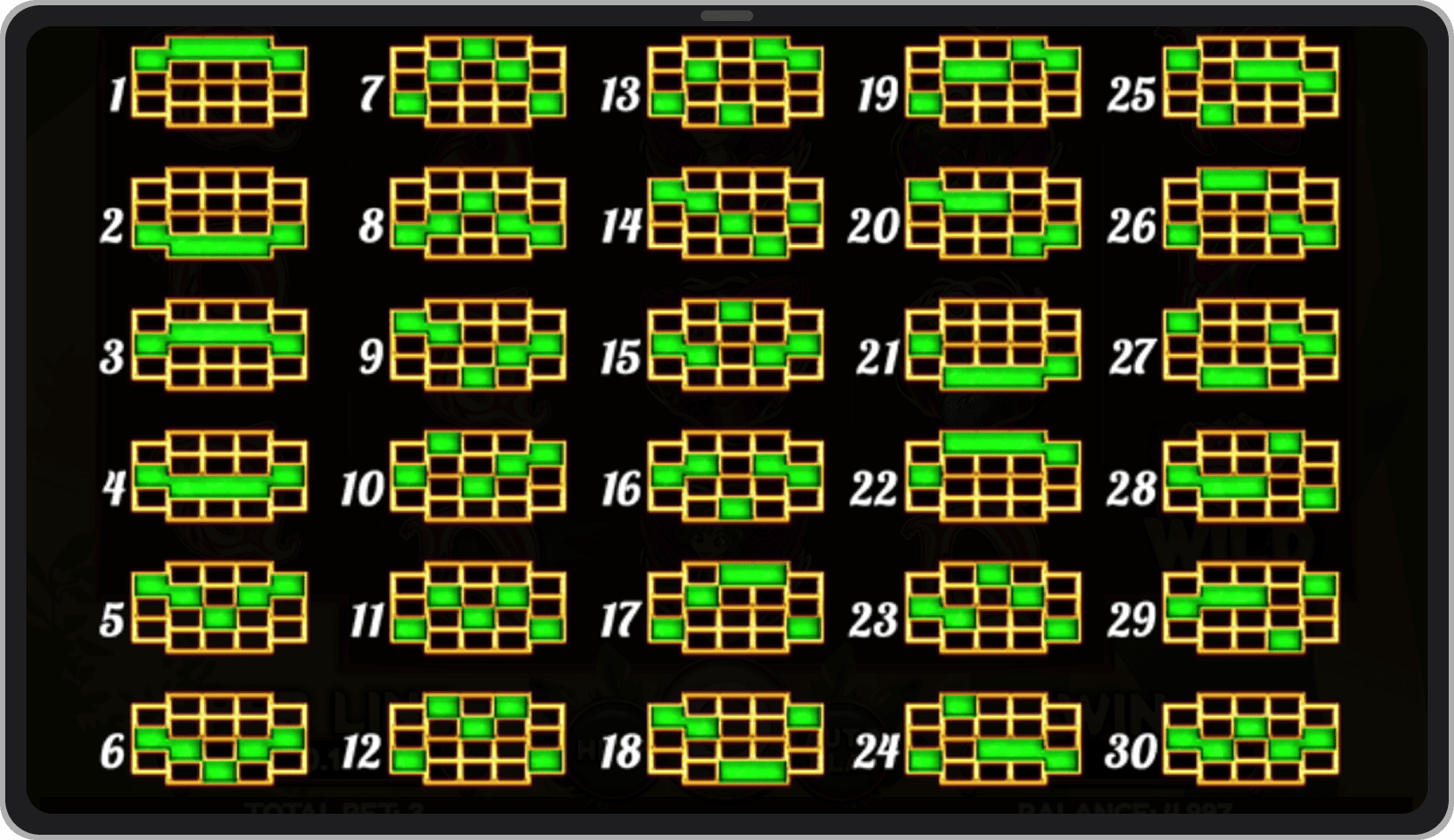 Линии выплат