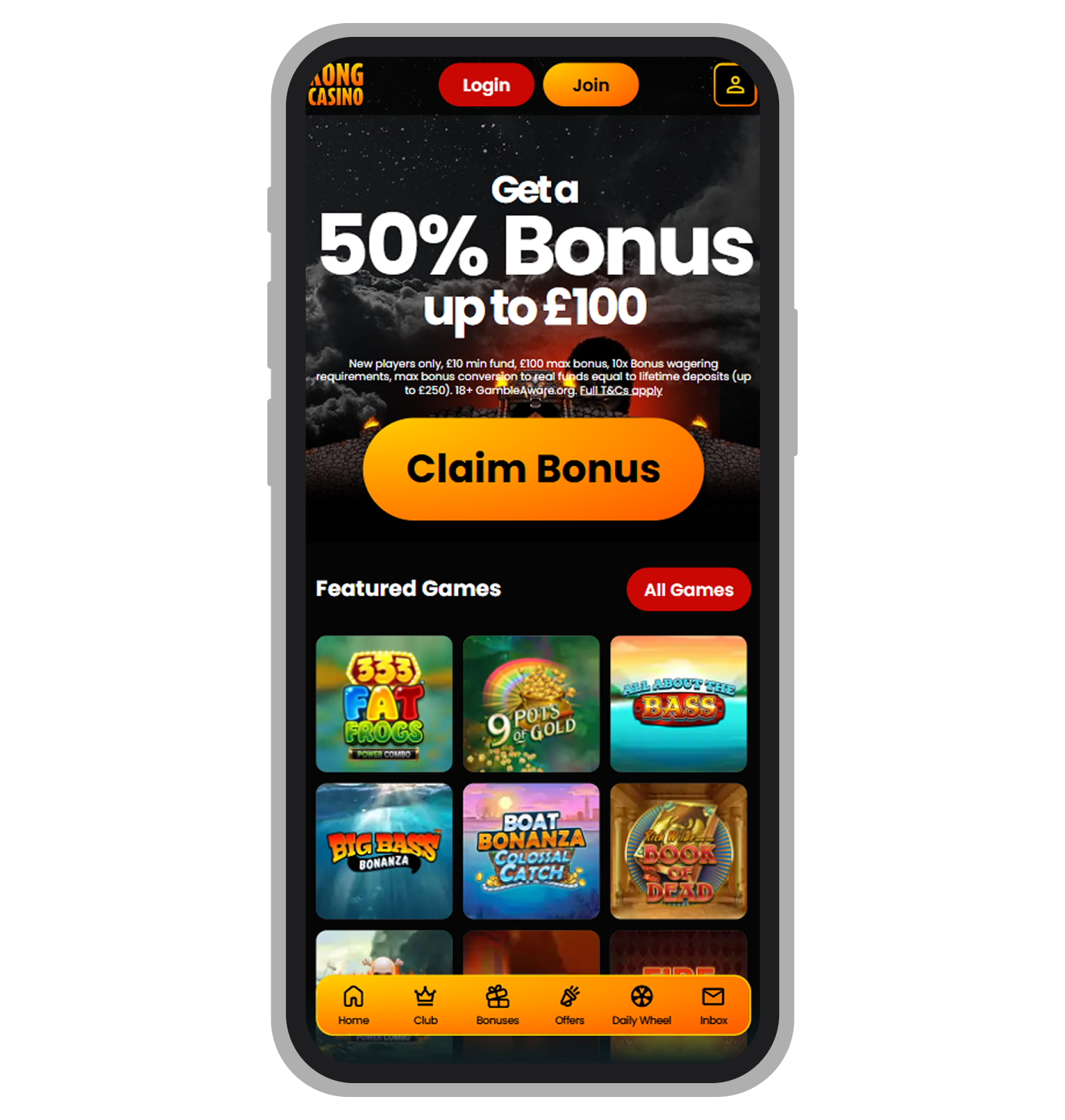 Kong Casino Home Page