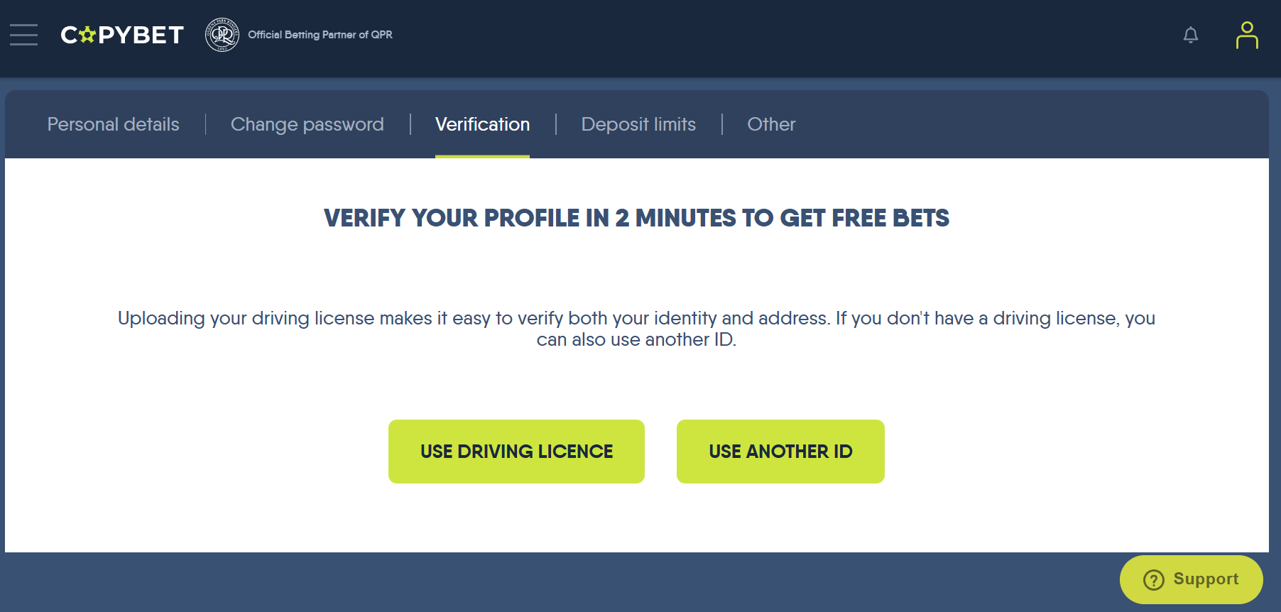 Copybet Free bet codes