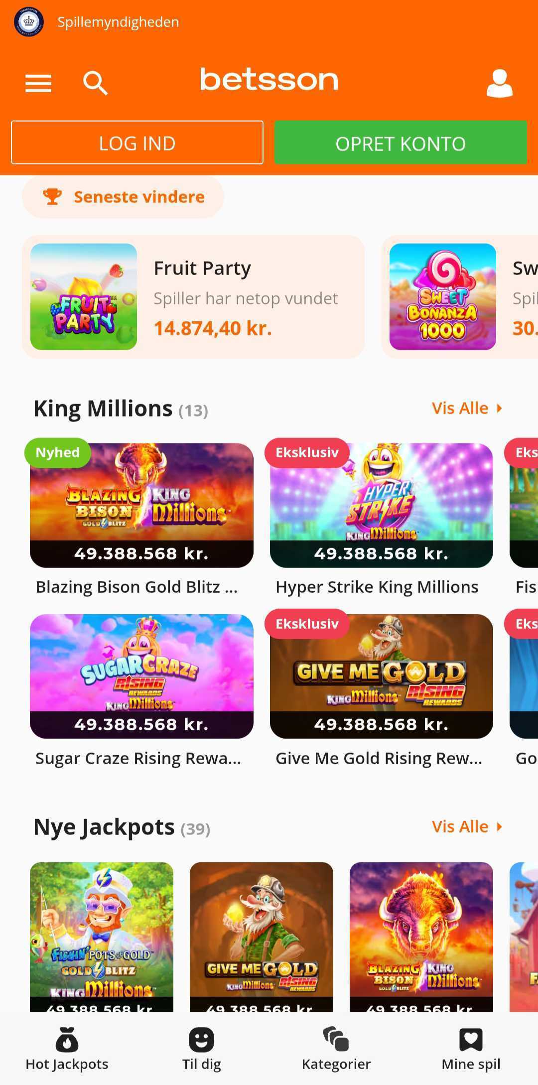 Jackpots