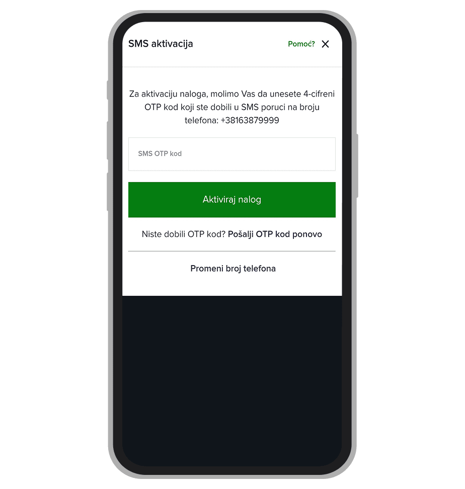 MozartBet SMS aktivacija